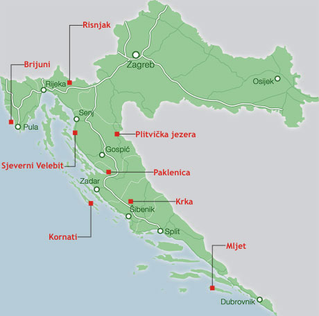 karta hrvatske mljet Osnovna škola Slavka Kolara Hercegovac   Geografija   Nacionalni  karta hrvatske mljet