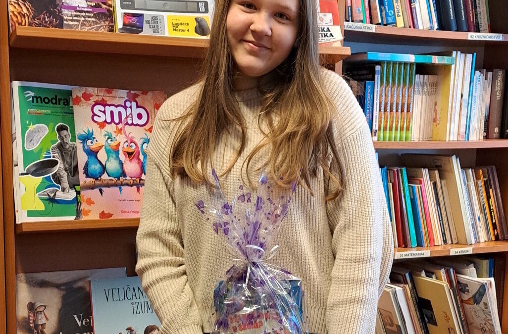 Školska pobjednica u Nacionalnom kvizu za poticanje čitanja